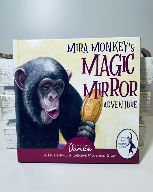 Mira Monkey’s Magic Mirror Adventure Creative Movement Book Speech therapy Jungle Theme Book