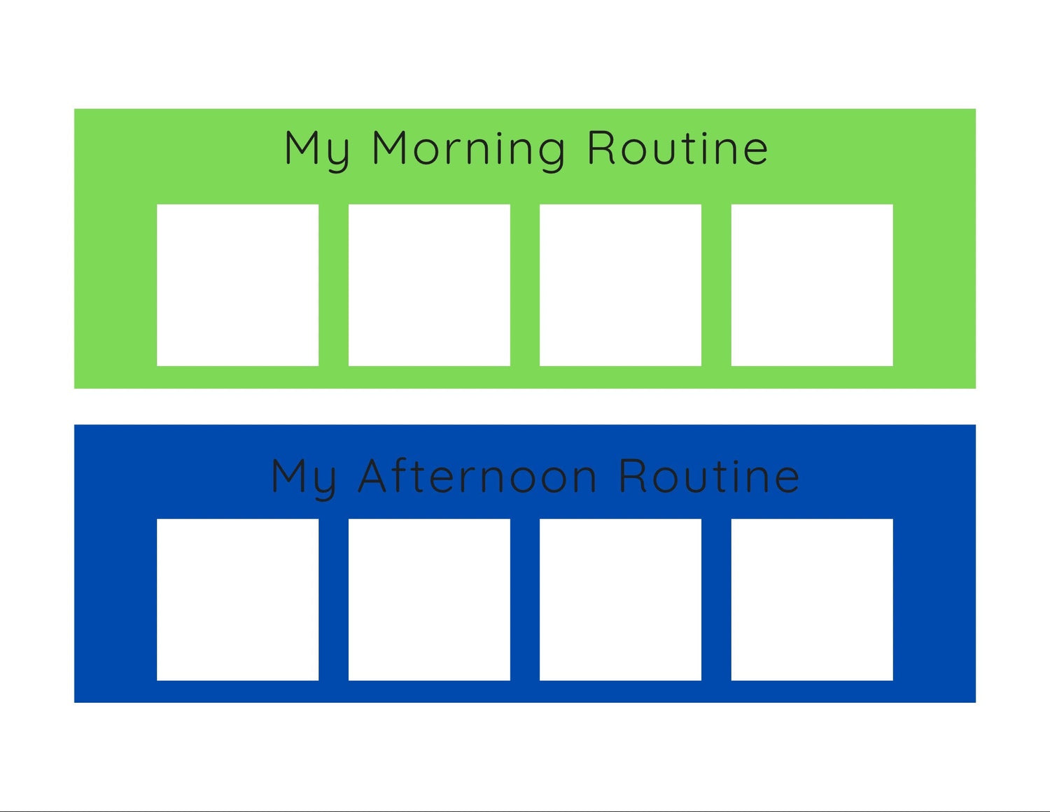 Visual Schedules