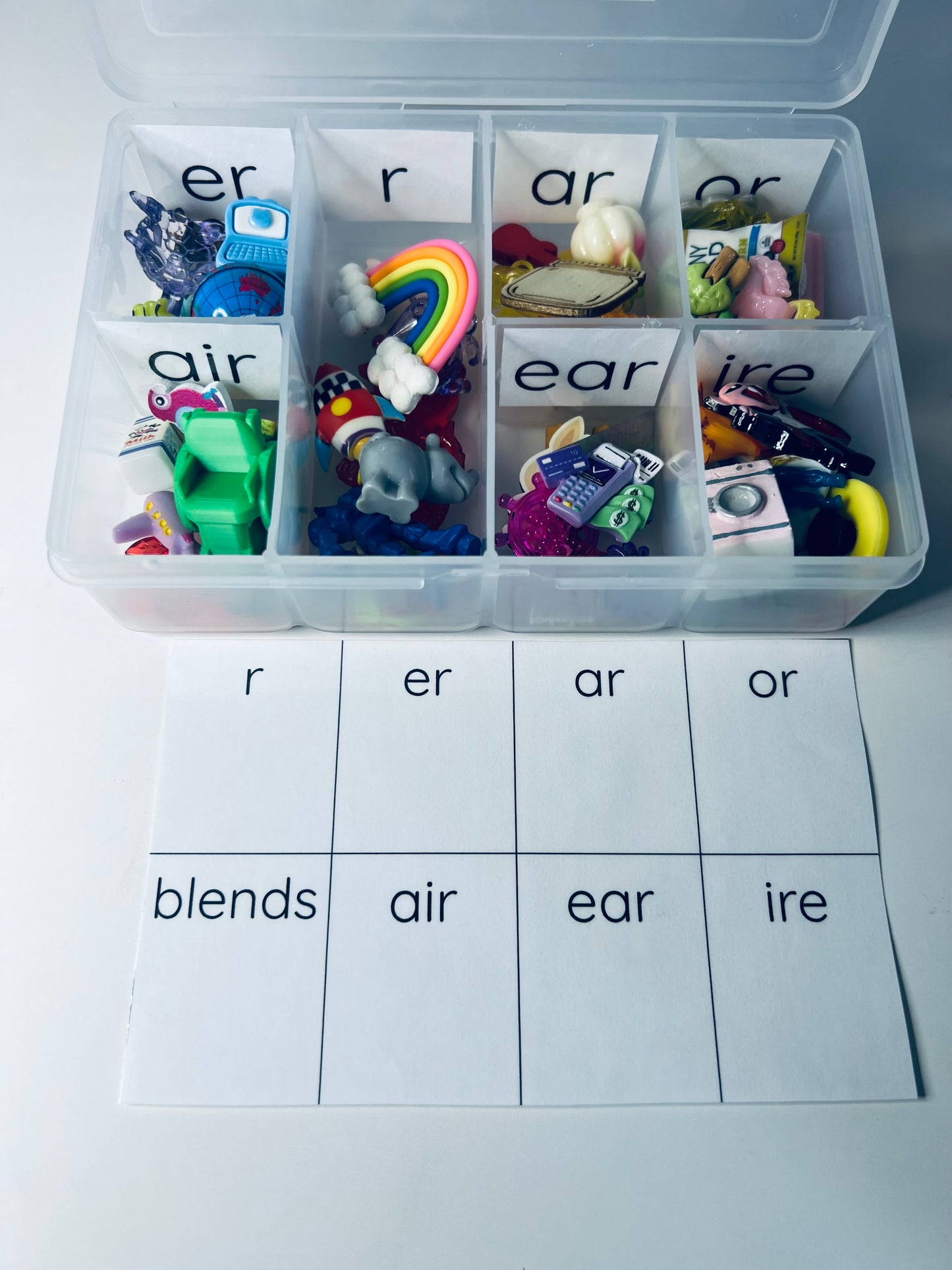 Say and Play R Sound Mini Objects Speech Therapy Pre and Vocalic R Objects  Learn to Say R Sounds