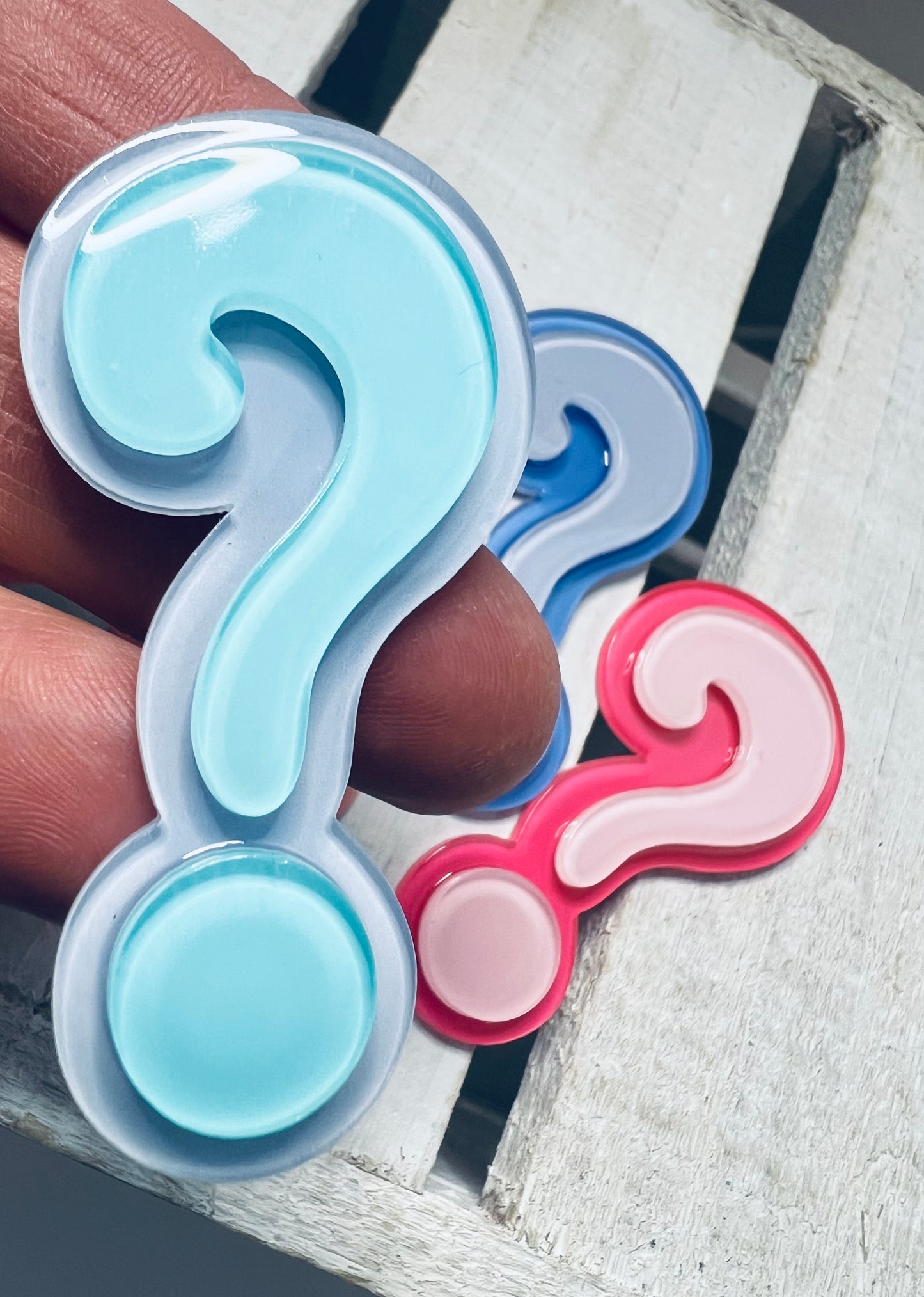 Miniature QUESTION MARK Trinket Alphabet Object for Q Mini Objects  Alphabet Trinkets Montessori Sound Objects