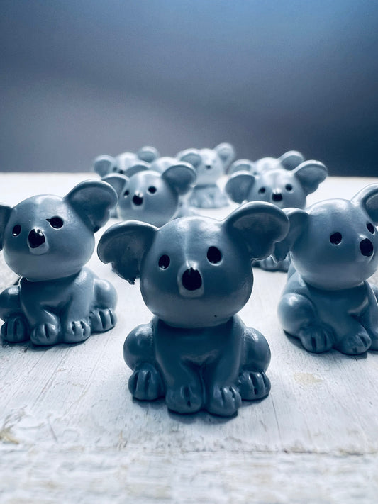 Miniature KOALA Bear Object Koala 3D  Trinket - Animal Figurine Mini Objects Speech Therapy Koala Figurine