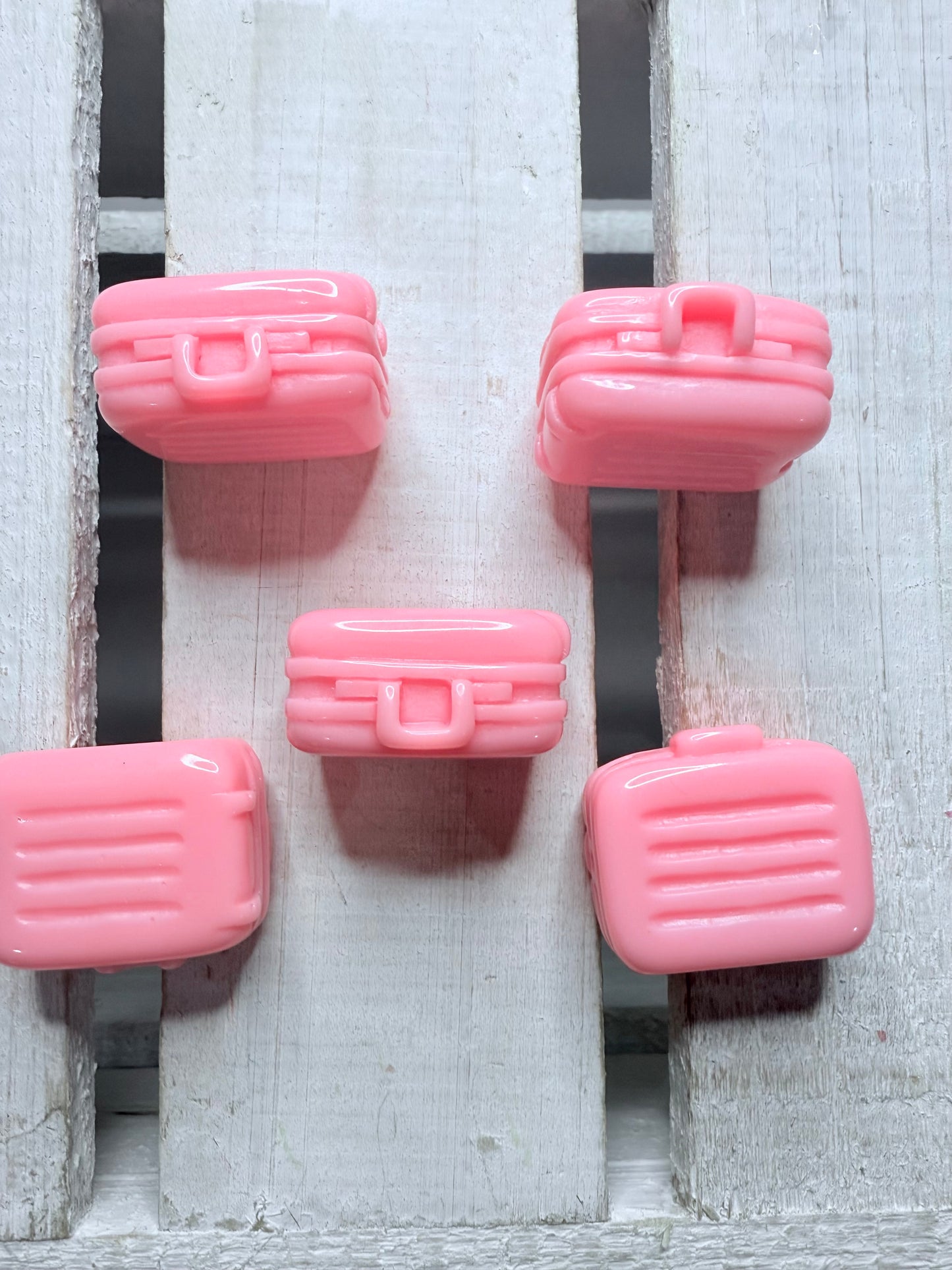 Miniature Suitcase Pink Luggage Trinket Minis for Speech Therapy Themed Mini Objects Travel Trinkets Doodads