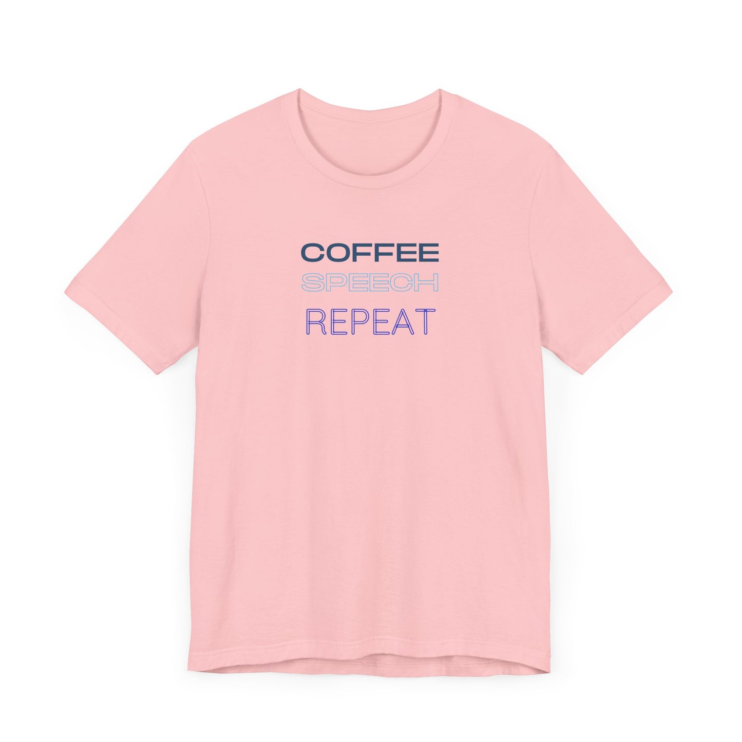 Speech Therapy T-Shirt - SLP Gift - Coffee Speech Repeat