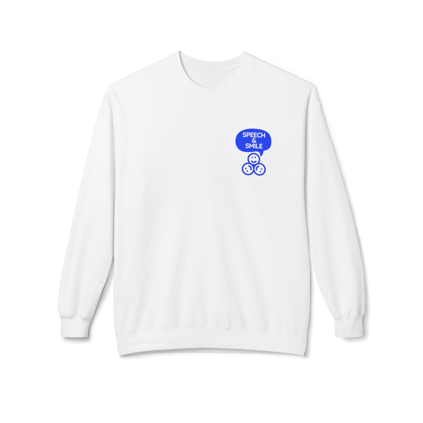 Speech Therapy Shirt Pullover Speech and Smile Merch -  Unisex Midweight Softstyle Fleece Crewneck Sweatshirt