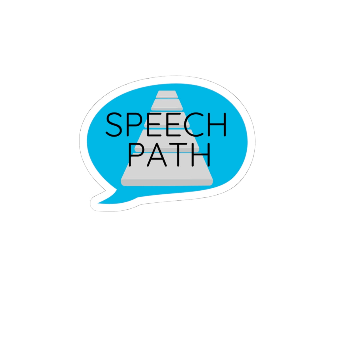 Speech Path Sticker for Speech Therapist Speech Bubble Sticker Speech Therapy