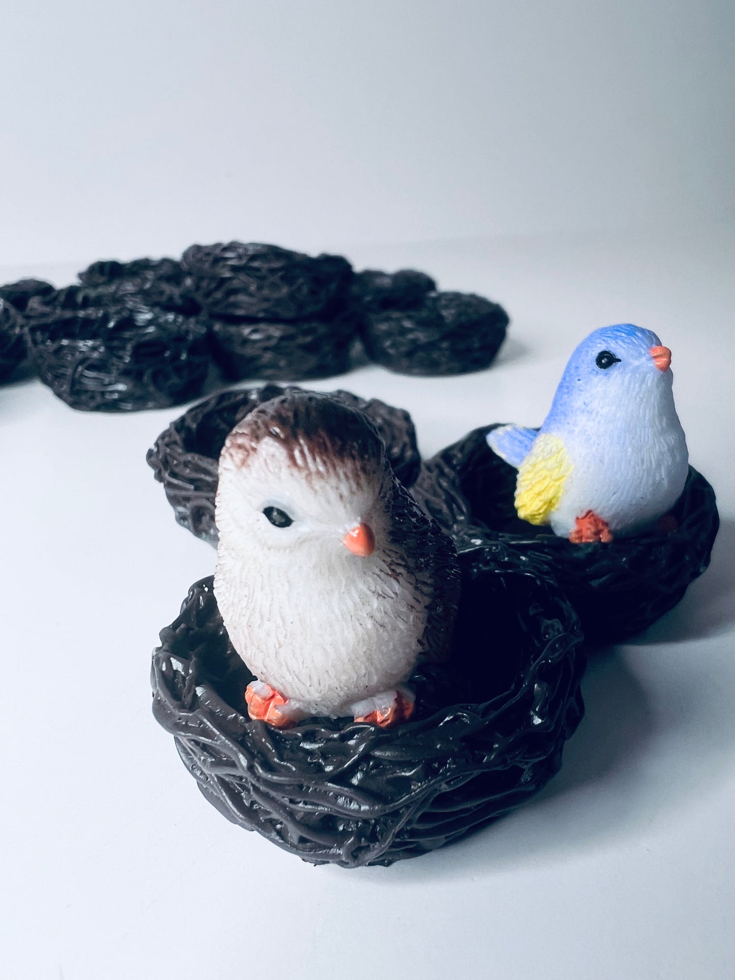 Miniature Nest Object Add a Bird Miniature Bird Nest Trinket Nest Mini Objects Speech Therapy Montessori Minis