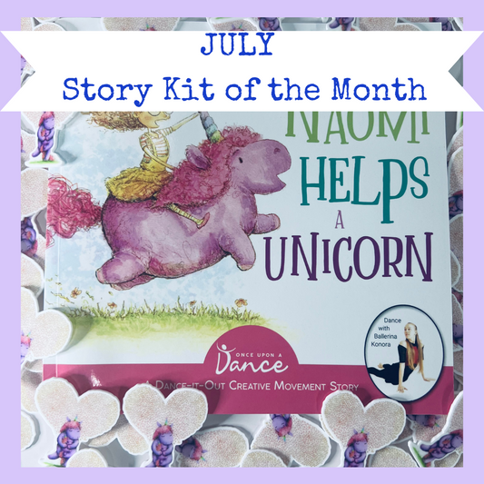 Story Crate of Month JULY Unicorns and Fantasy -PREORDER Creative Movement  Sensory Fine Motor and More with this Fun Story Crate Theme!