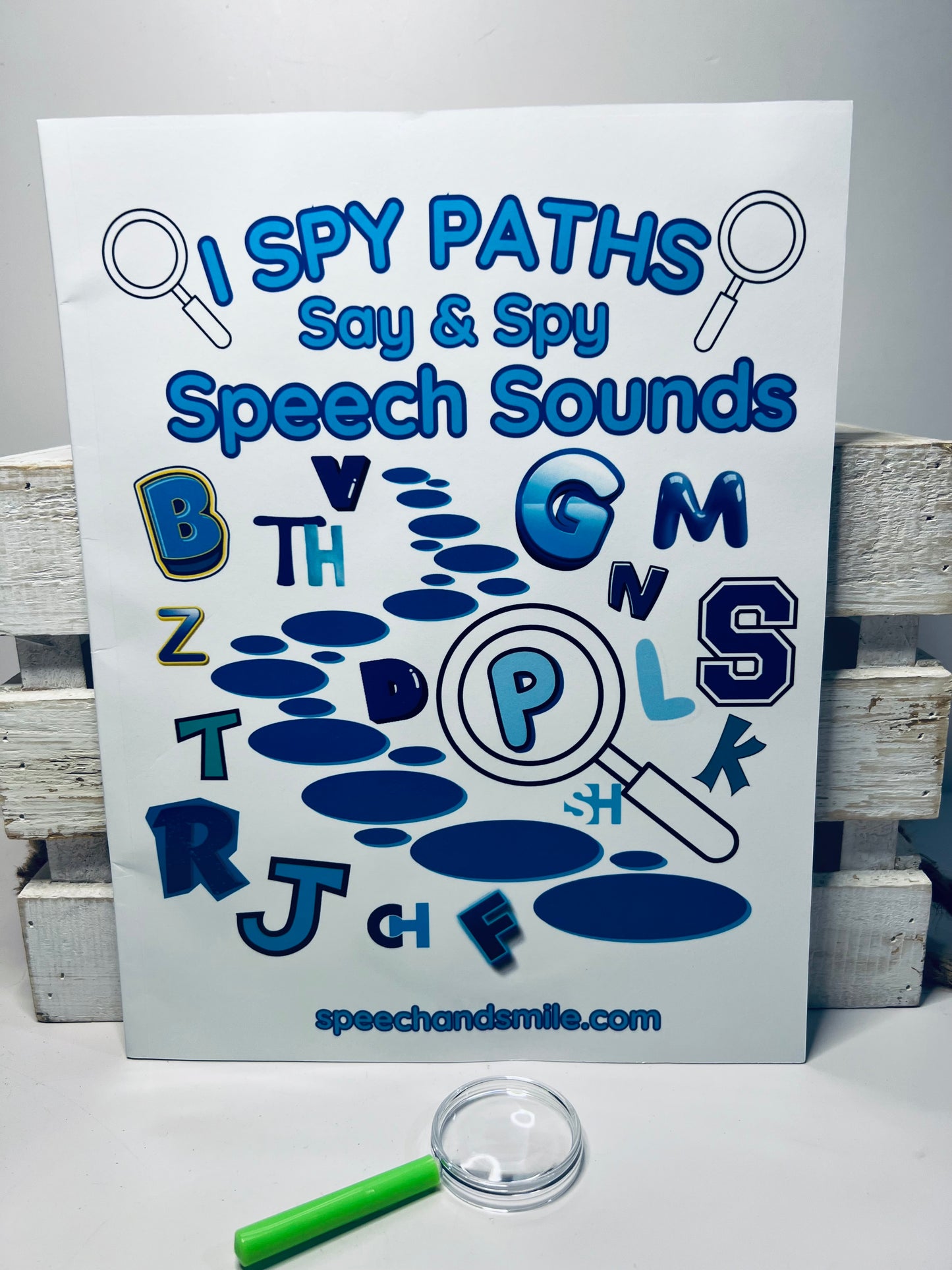 Speech Therapy Activity Book I Spy Paths Speech Sounds Say and Spy All Word Positions Pair with Mini Objects Speech Therapy