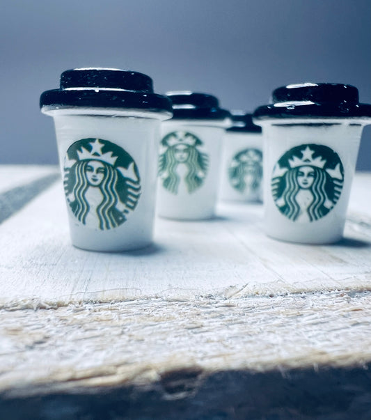 Miniature Starbucks Cup Mini Coffee Cup Trinket Brand Mini Objects for Speech Therapy Minis Dollhouse Miniature Coffee