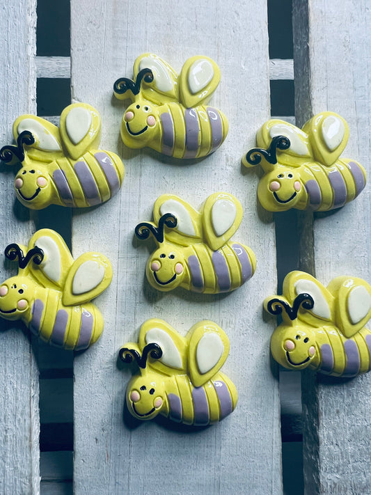 Miniature Bee Mini Bumblebee Insect  Trinkets Mini Objects for Speech Therapy Doodads