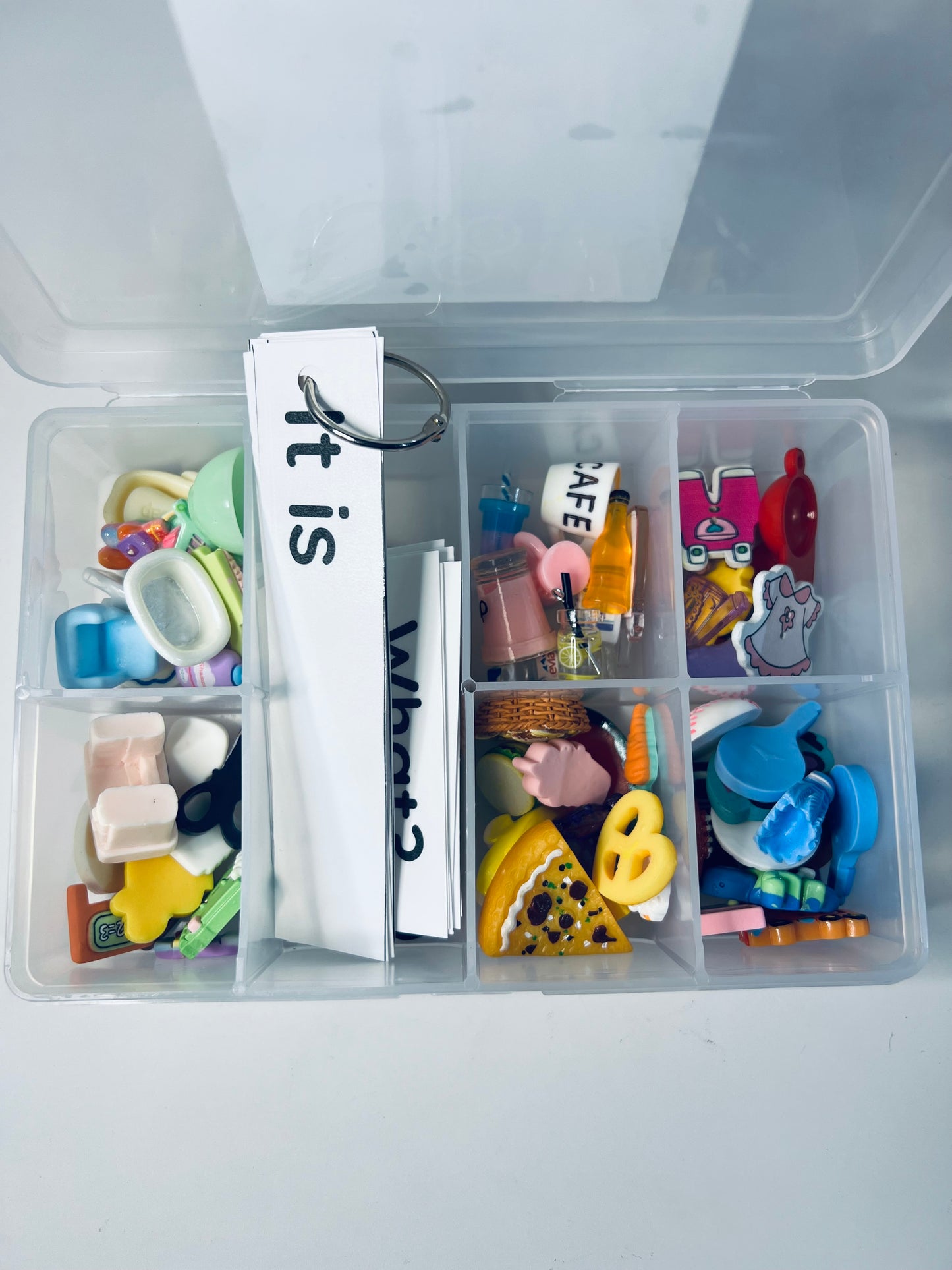 Functional Daily Skill Objects for Speech Therapy Mini Objects Visual Schedule Objects Trinkets for Communication Kit Aphasia