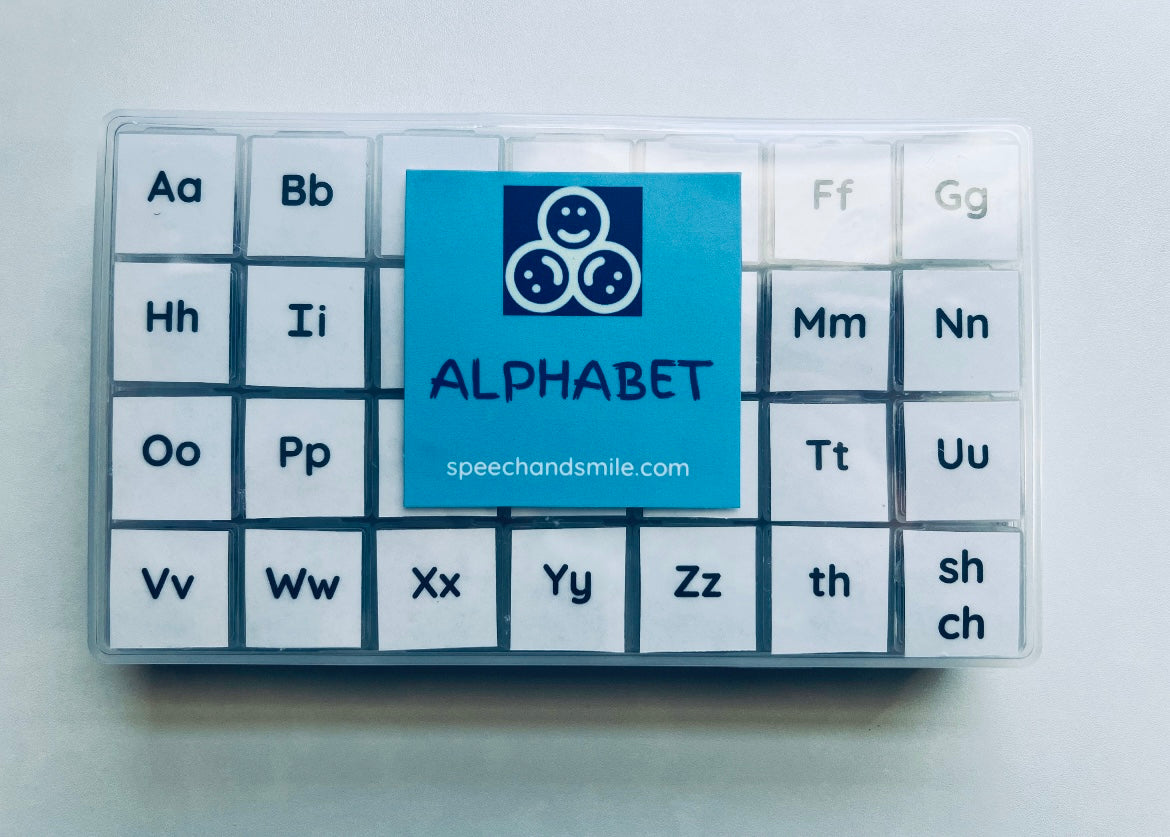 Alphabet Objects with Storage Alphabet Trinkets Individual MINI Boxes Mini Objects Montessori Beginning Sound Objects Alphabet Set