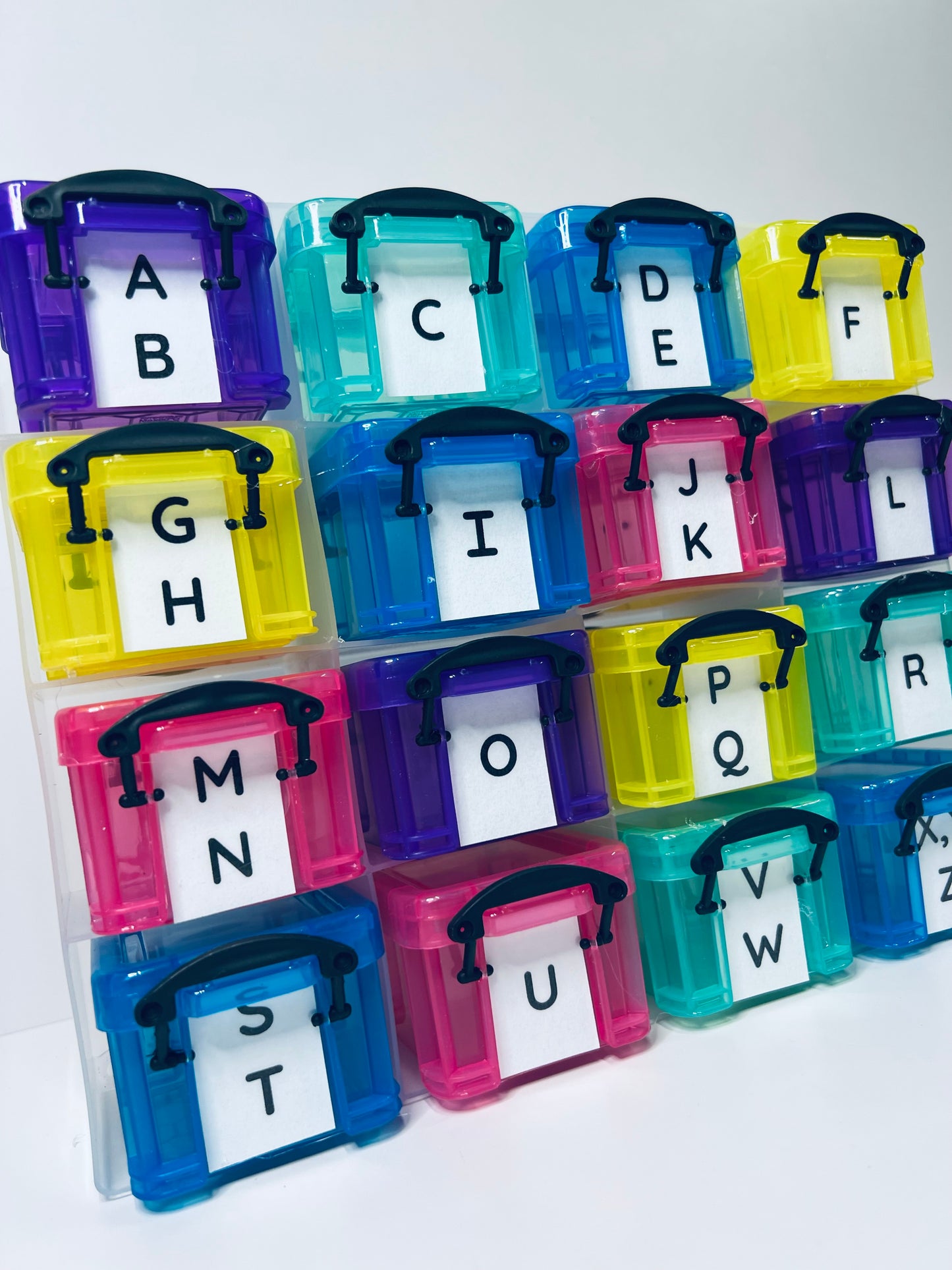 Alphabet Objects in Storage Alphabet Set with Trinkets Beginning Sound Mini Objects Speech Therapy Mini Objects Set