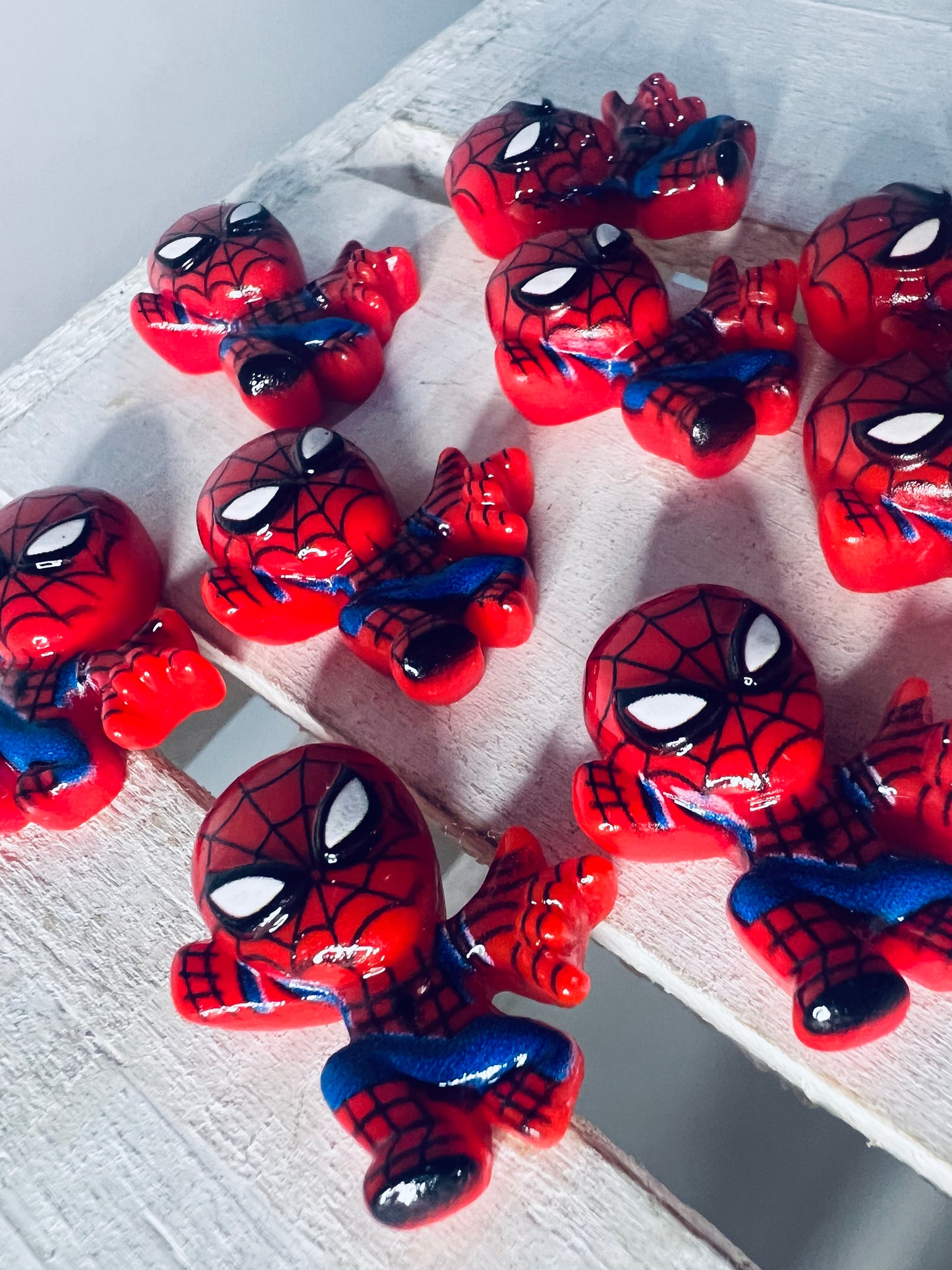 Miniature Spiderman Figure Mini Superhero Spider Man Trinket Speech Therapy Winter Mini Objects Alphabet Trinkets Doodads