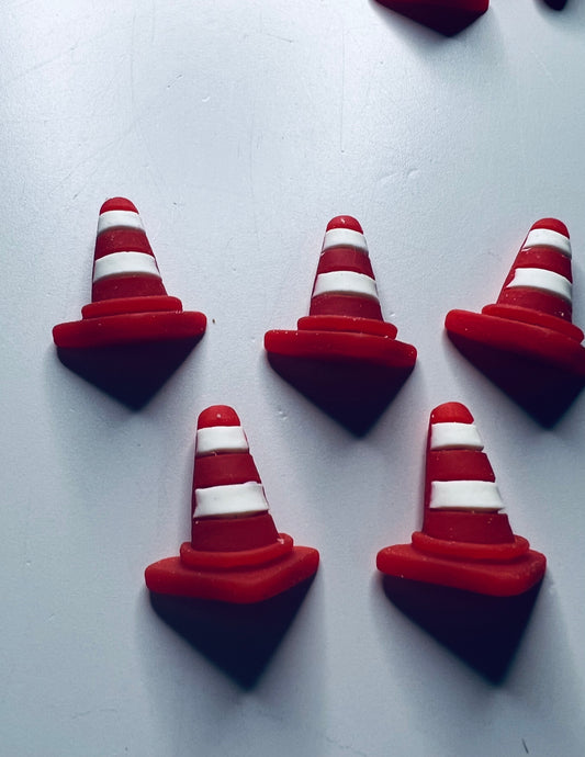 Miniature Construction Cone  Mini Objects for Construction Play Speech Therapy Minis Construction Trinkets