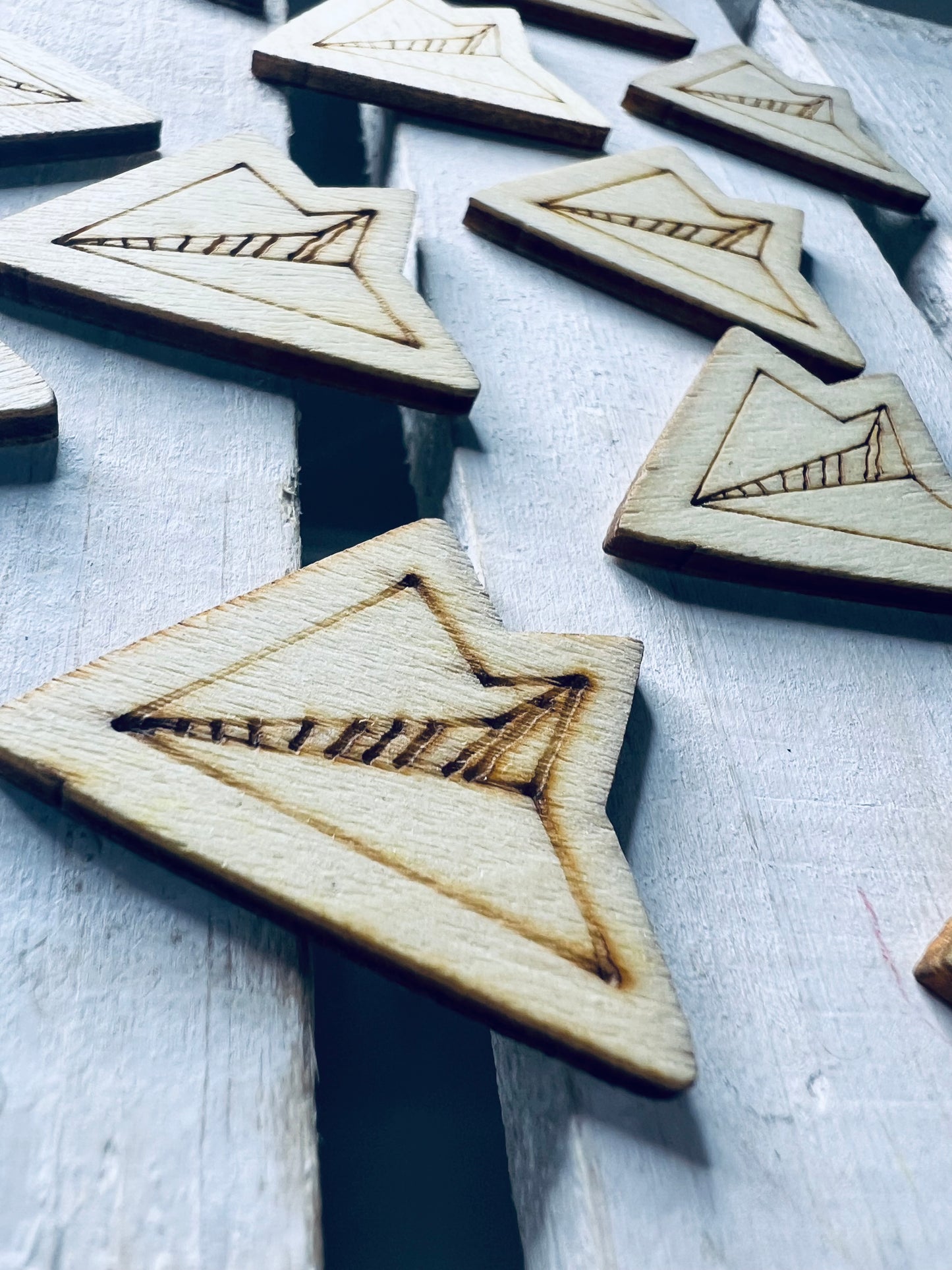 Wood Cut Mini Paper Airplane Object Miniature Plane Trinkets Speech Therapy Mini Objects Letter J Jet Mini Object Wood Cut Outs