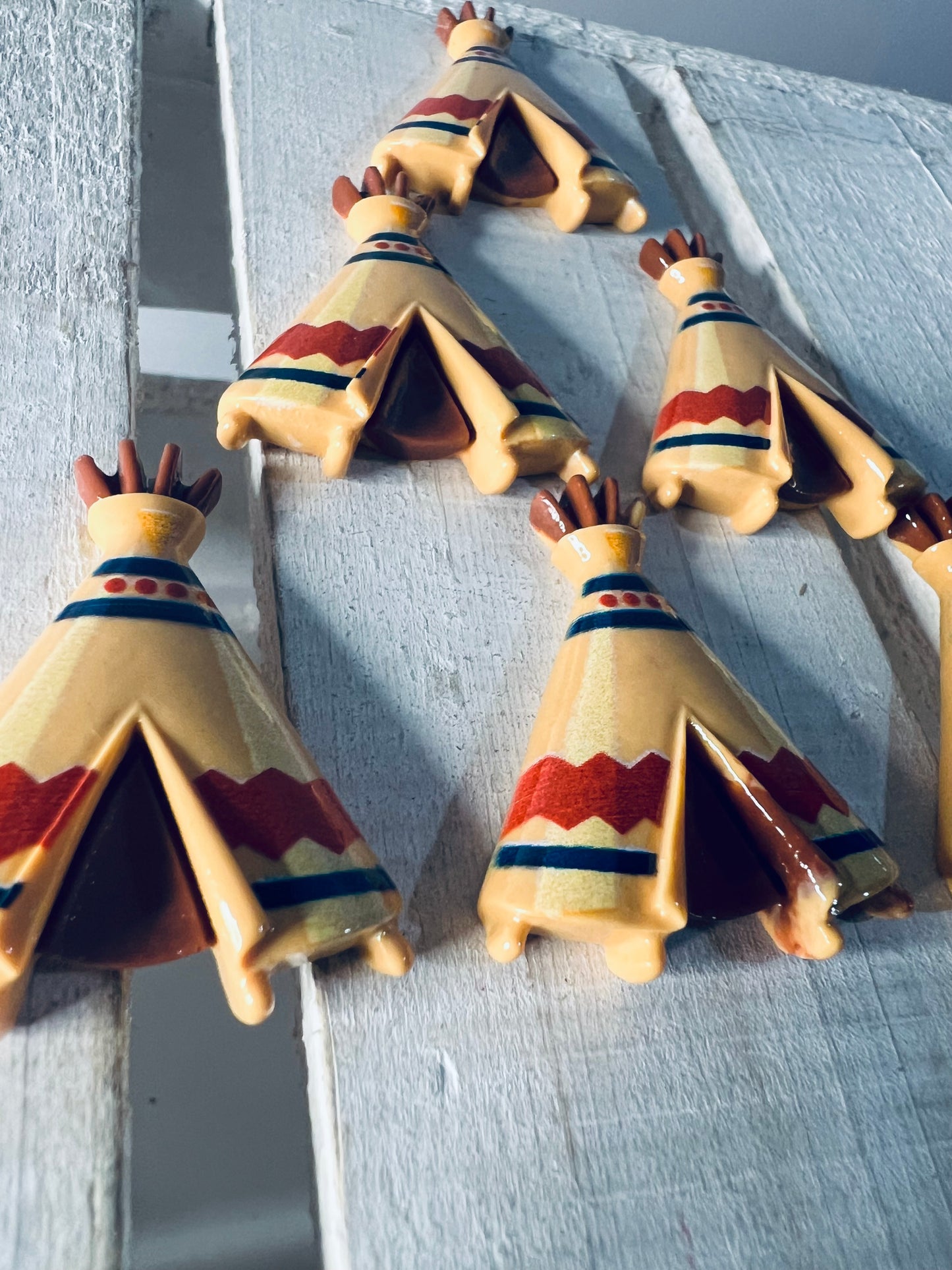 Miniature TeePee Mini Tent Trinket Mini Objects Speech Therapy Camping Minis Speech Sound Objects Doodads Trinkets