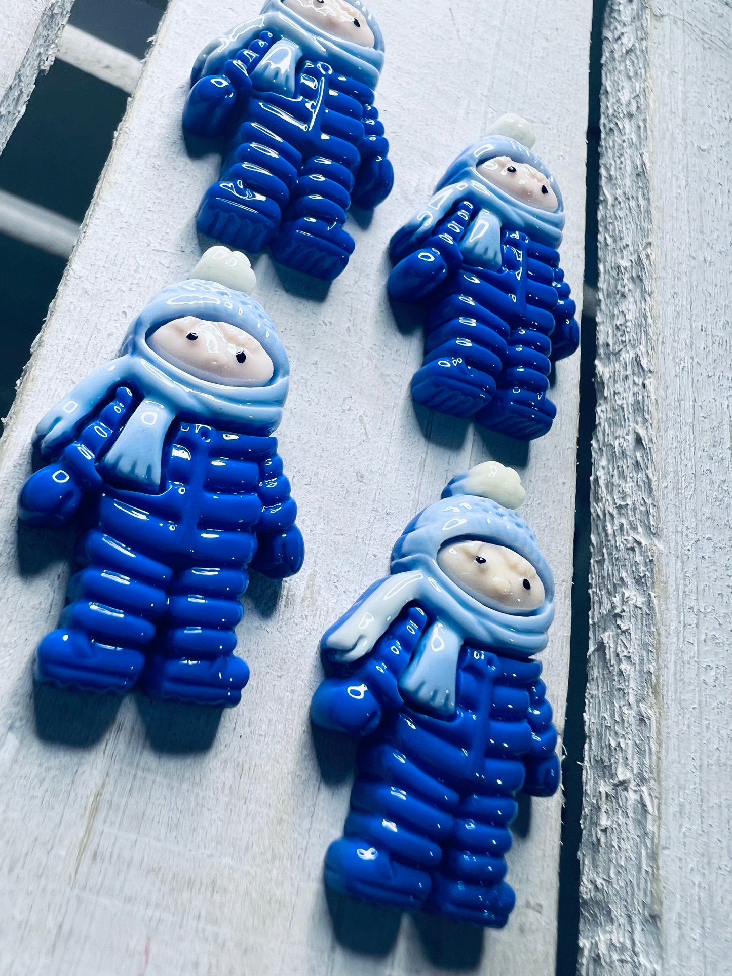 Miniature Snow Person Trinkets Minis for Speech Therapy Winter Mini Objects