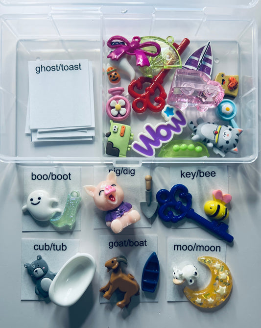 Minimal Pair Mini Objects Kit Speech Therapy Mini Objects  Articulation Objects Trinkets for Speech Therapy ~ A variety of Minimal Pairs