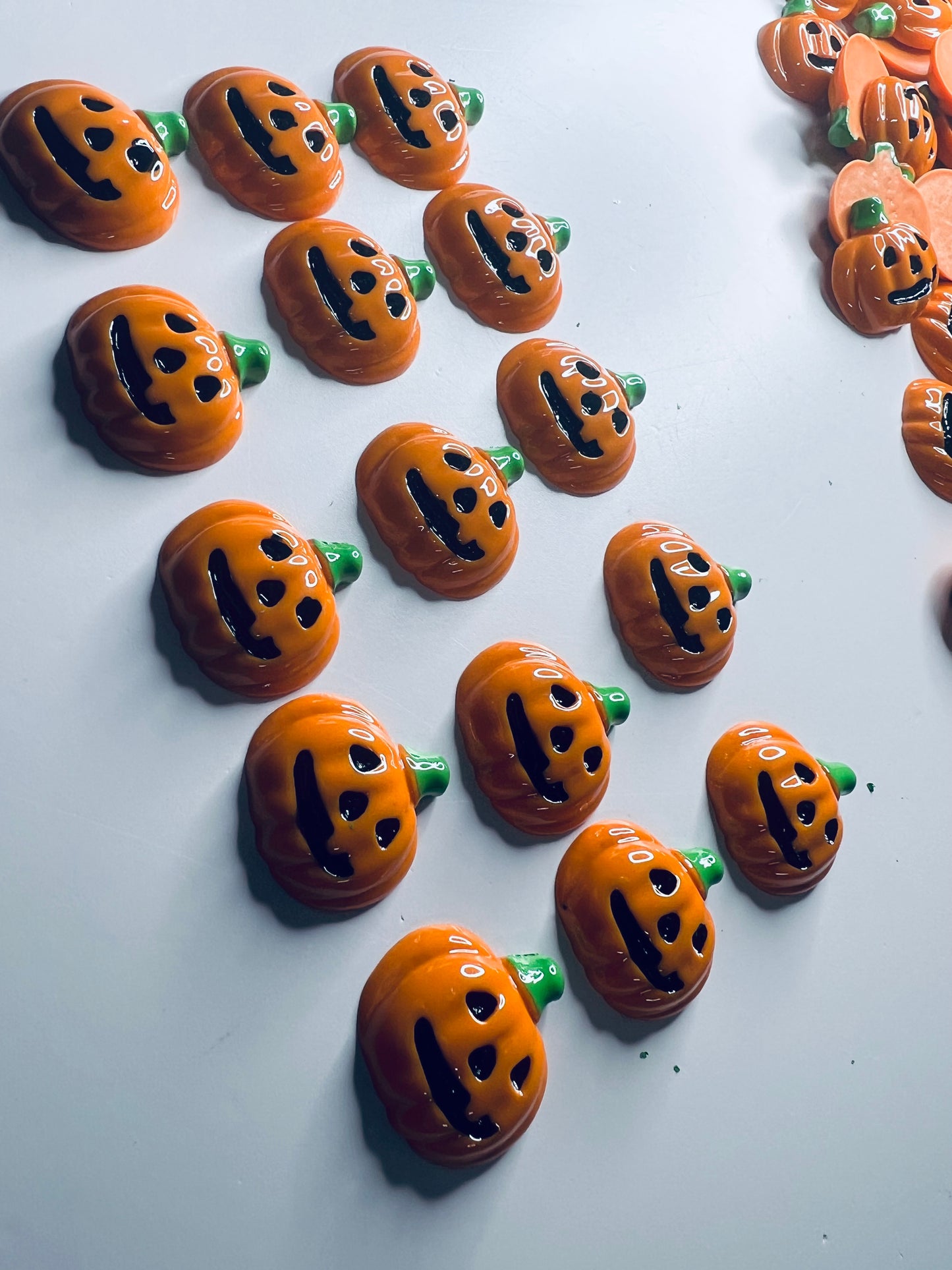 Miniature PUMPKIN JACKOLANTERN Trinket  Speech Therapy Mini Objects Trinkets I Spy Doodads