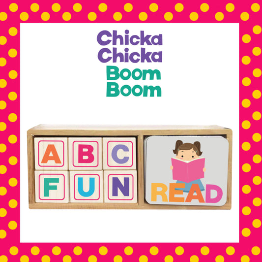 Chicka Chicka Boom Boom ABC SPELLING Blocks Book Companion Say and Play Speech Therapy