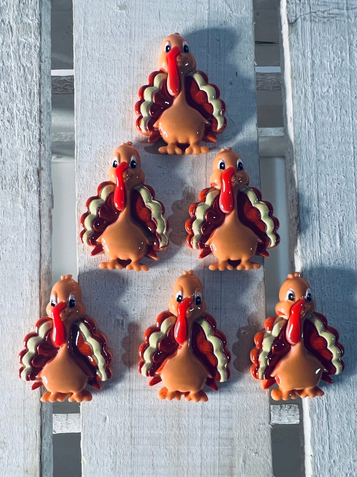 Miniature TURKEY with Gobbler Mini Objects Speech Therapy Thanksgiving Minis Speech Sound Objects Doodads Trinkets