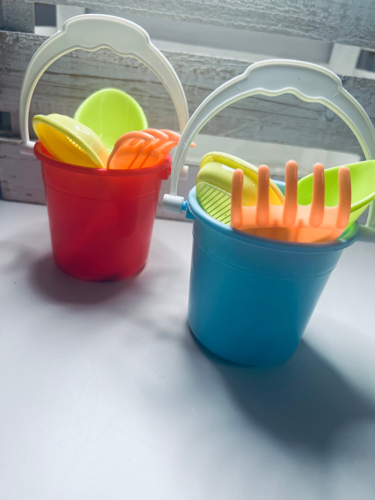 Mini Sand Bucket and Sand Toys  Tools for Sensory Box Play Small Beach Toys