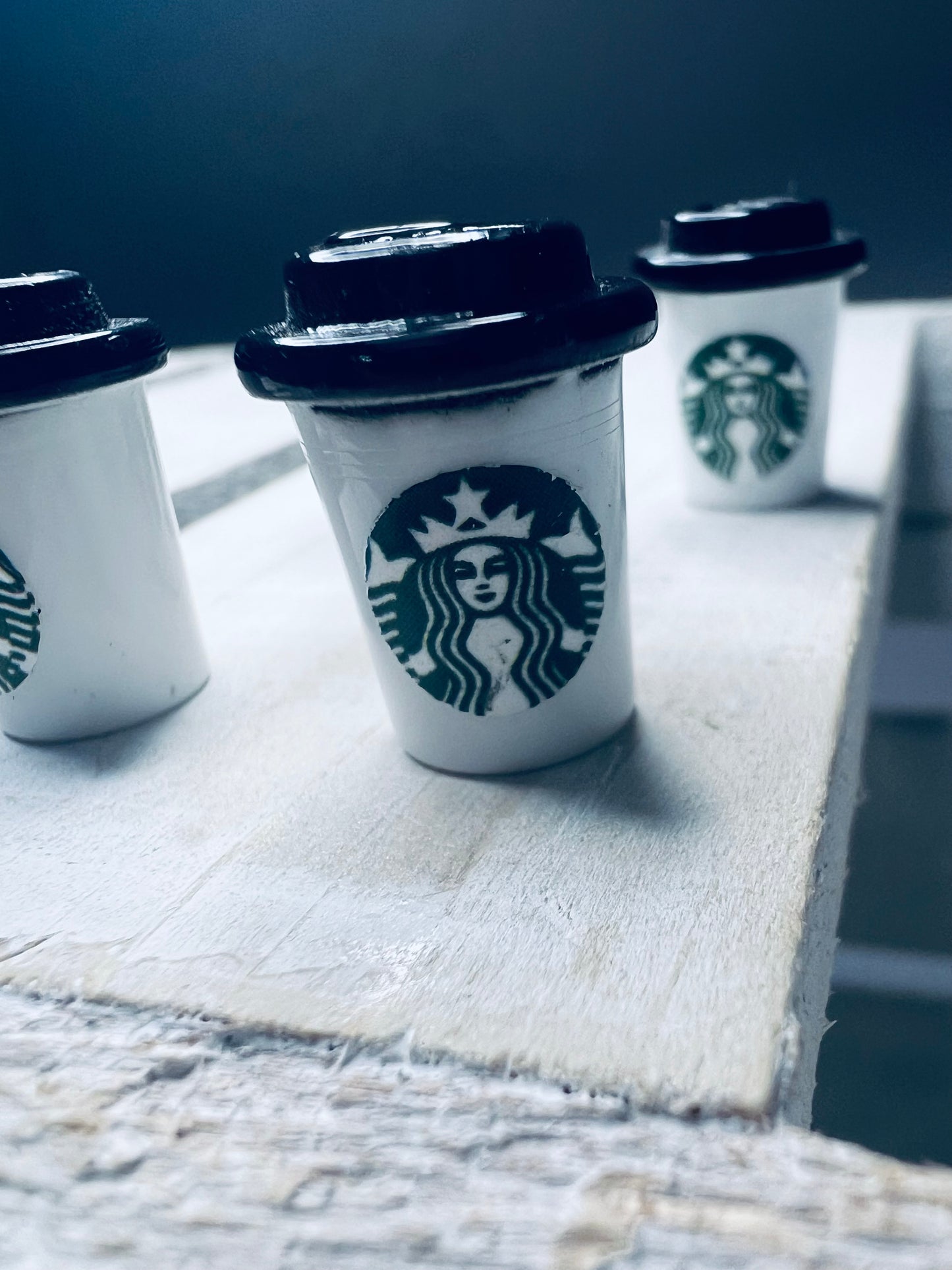 Miniature Starbucks Cup Mini Coffee Cup Trinket Brand Mini Objects for Speech Therapy Minis Dollhouse Miniature Coffee