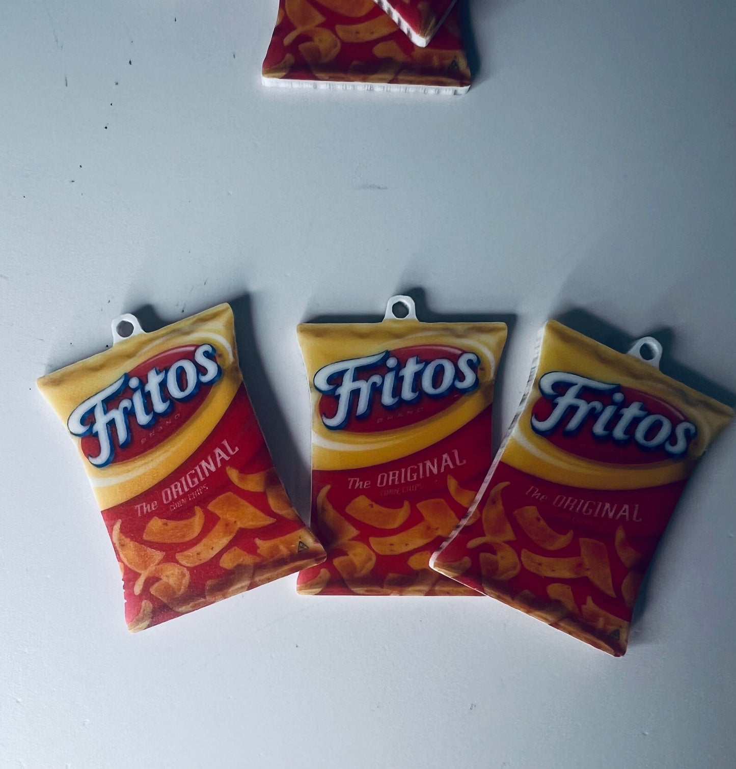 Mini Bolsa de Fritos Charm Chips Baratija Baratijas Temáticas de Comida Mini Objetos para Logopedia Mezcla de Sonidos