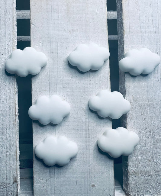 Mini Cloud Trinket Weather Miniature Objects Speech Therapy Mini Objects Trinkets Doodads Cloud Cabochon Say and Play Minis White Cloud