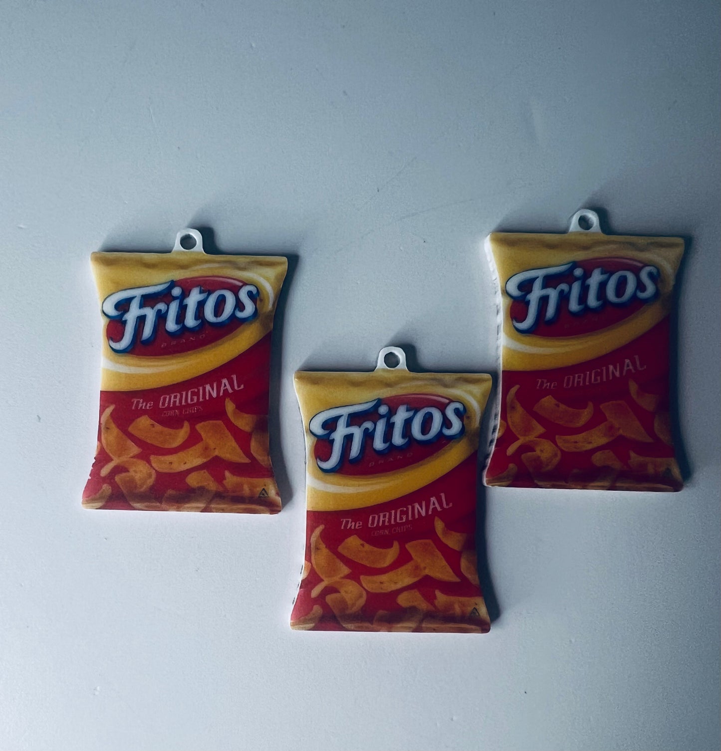 Mini Bolsa de Fritos Charm Chips Baratija Baratijas Temáticas de Comida Mini Objetos para Logopedia Mezcla de Sonidos