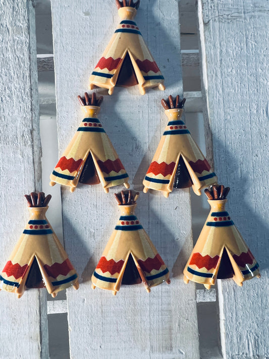 Miniature TeePee Mini Tent Trinket Mini Objects Speech Therapy Camping Minis Speech Sound Objects Doodads Trinkets