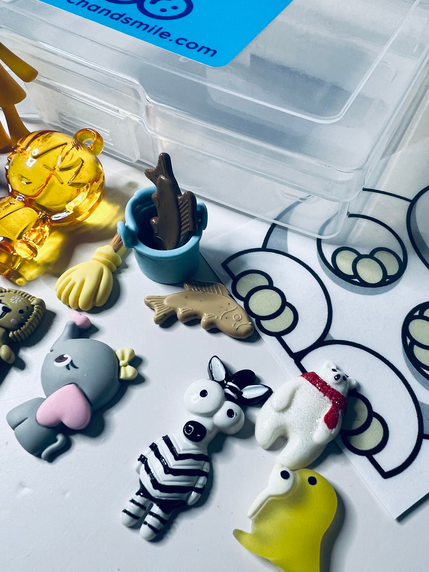 Say and Play Story Kit Objects Polar Bear What Do You Hear Story Kit Speech Therapy Mini Objects Story Trinkets Preschool Book with Object