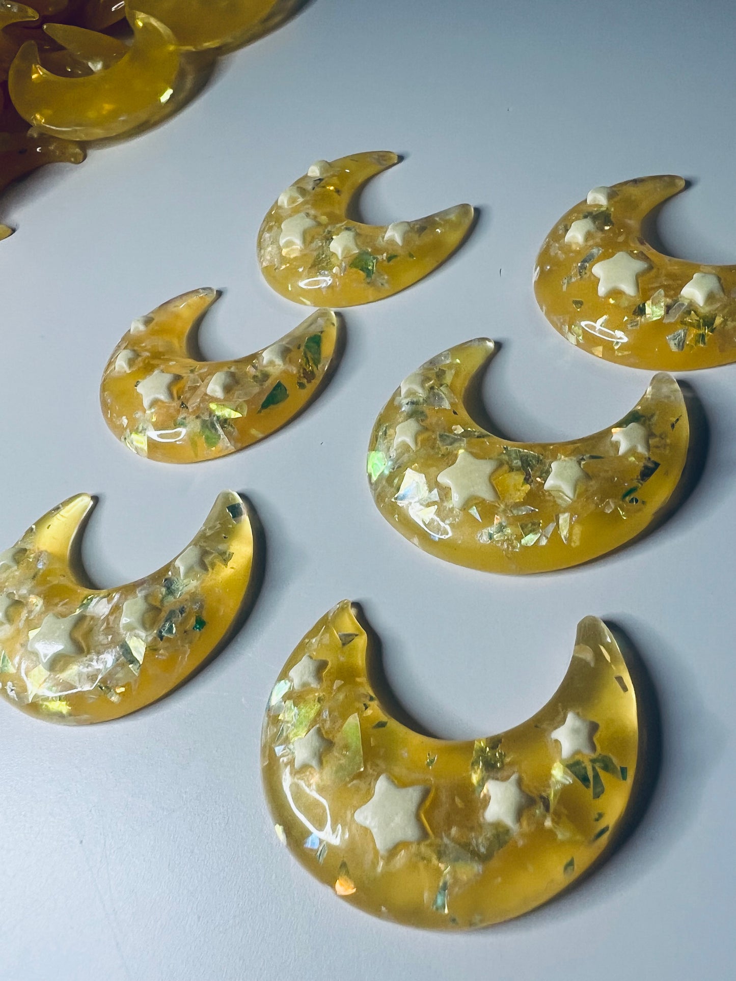 Miniature MOON Trinket GOLDEN Moon Mini Objet Orthophonie Objets Montessori