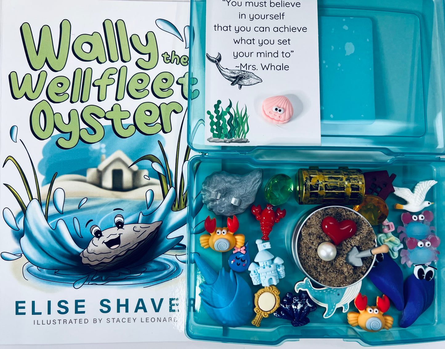 Say and Play Story Kit for Wally the Wellfleet Oyster Story Trinkets  Ocean Theme Mini Objects Speech Therapy