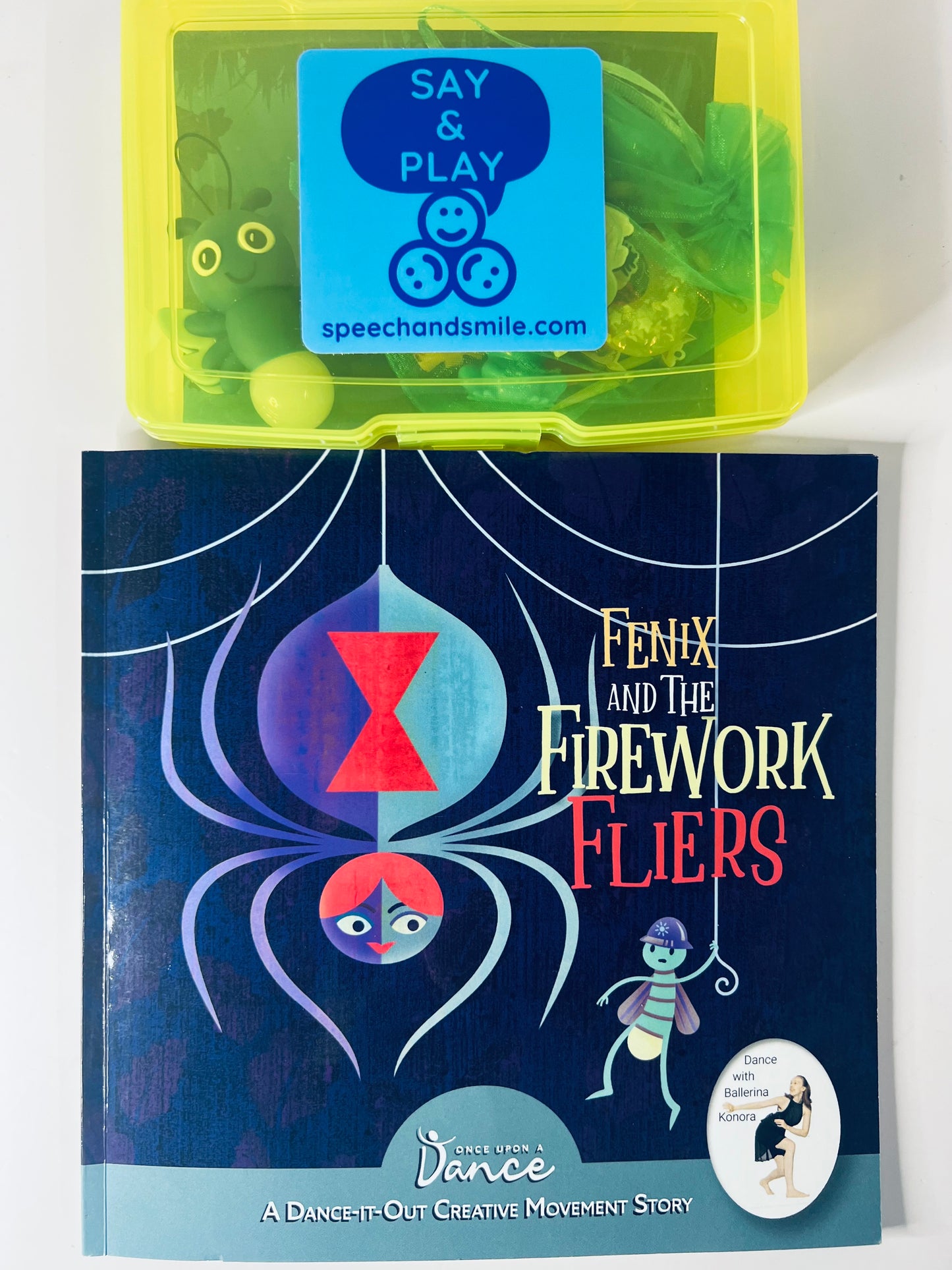 NEW Fenix and the Firework Fliers: A Dance-It-Out Creative Movement Story Book and Story Kit Speech Therapy Mini Objects Forest Trinkets