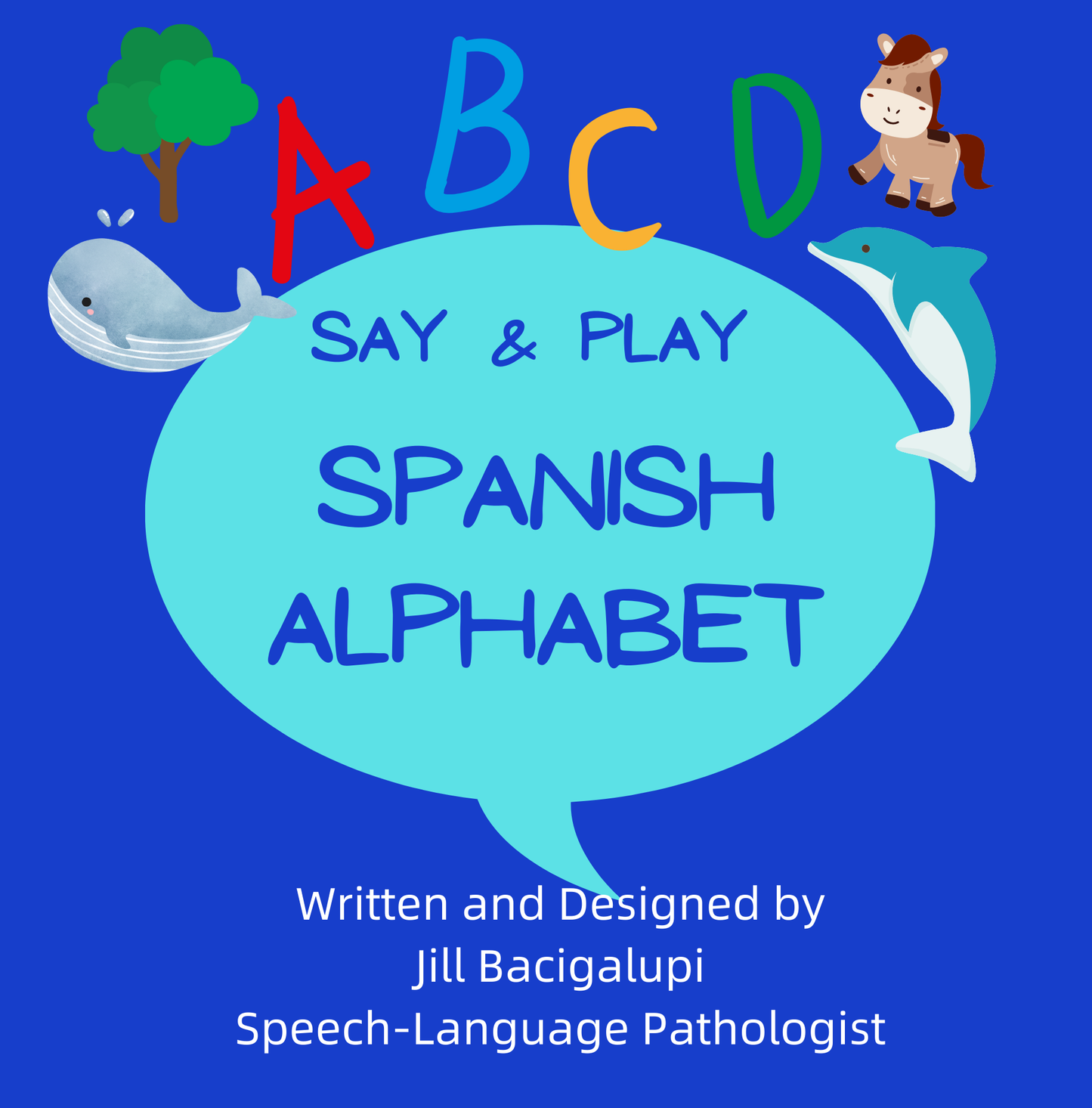 PREORDER Alphabet Book IN SPANISH Learn the Alphabet - Pairs with Spanish Alphabet Set with Mini Objects-