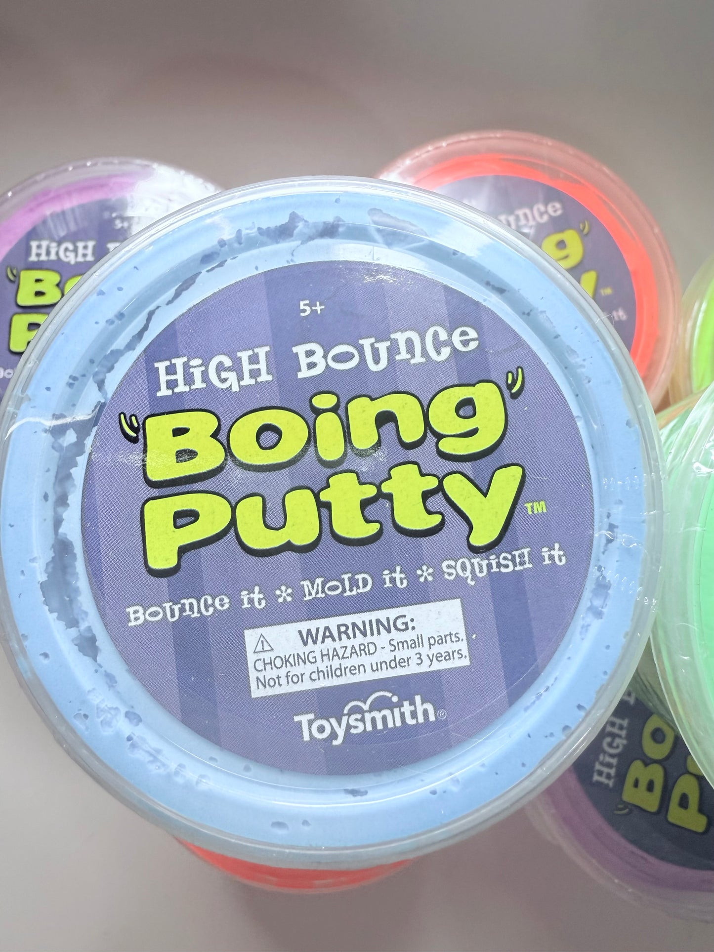 Putty Jar - Say and Play Putty - Stretch Bounce Hide Trinkets Sensory Play Mini Objects Speech Therapy Therapy Putty