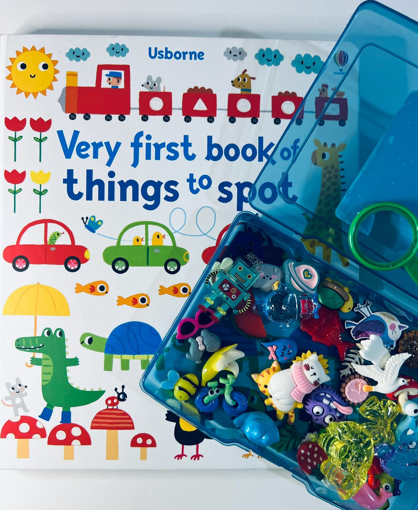 I Spy Activity Tote Trinkets I Spy Circle I Spy Book with Mini Objects Sensory Play and More!