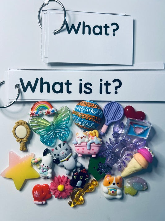 Trinkets and Cards Speech Therapy Mini Objects I Spy Objects Montessori Language Objects Speech Therapy Mini Objects Trinkets for I Spy