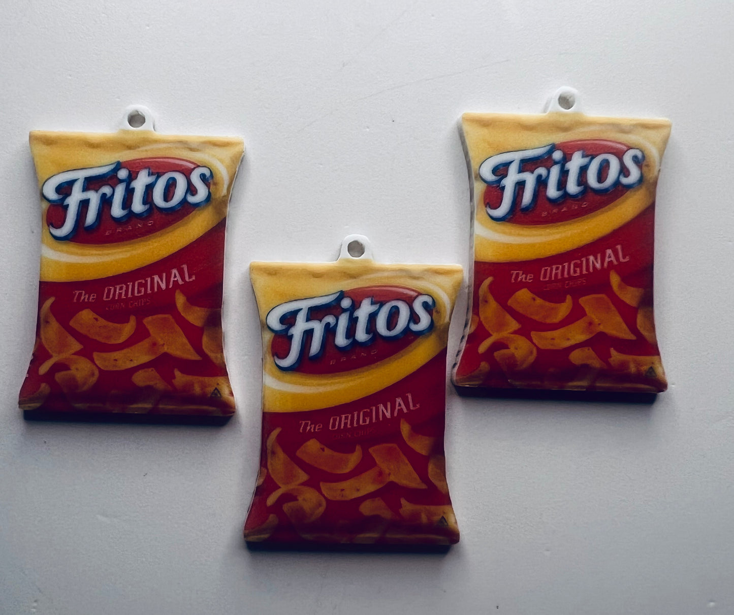 Mini Bolsa de Fritos Charm Chips Baratija Baratijas Temáticas de Comida Mini Objetos para Logopedia Mezcla de Sonidos