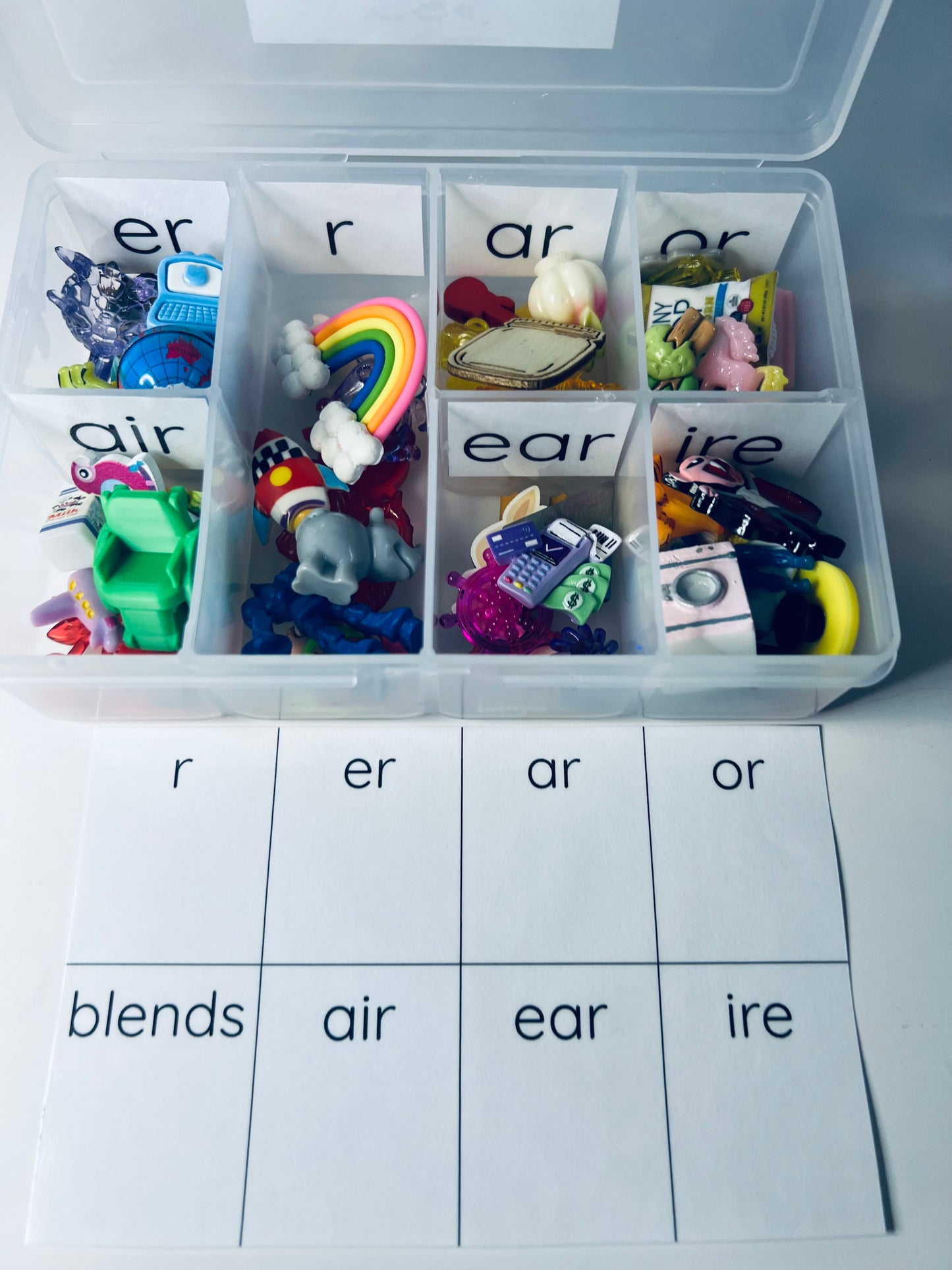 Say and Play R Sound Mini Objects Speech Therapy Pre and Vocalic R Objects  Learn to Say R Sounds