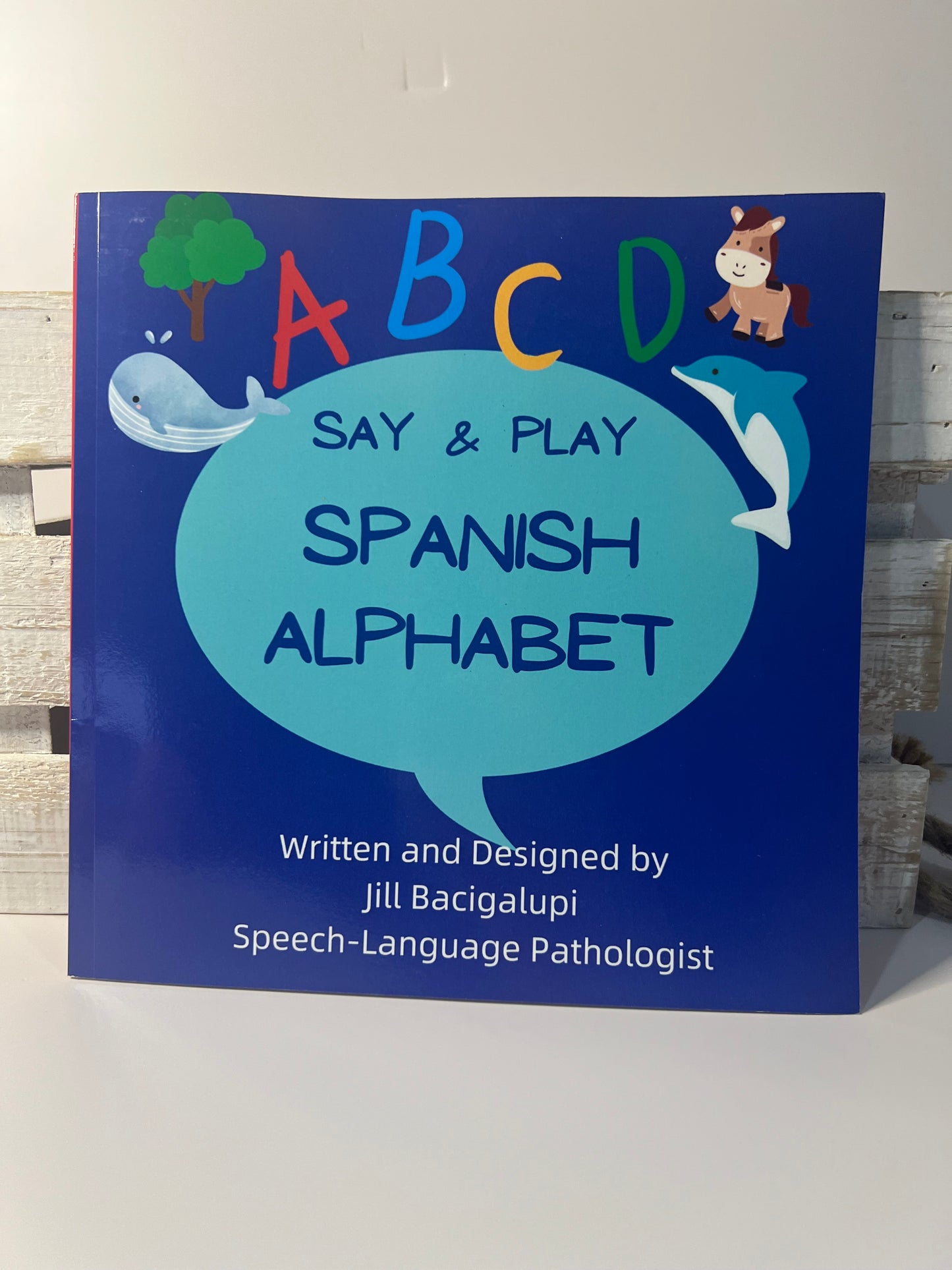 Alphabet Book IN SPANISH Learn the Alphabet - Pairs with Spanish Alphabet Set with Mini Objects-