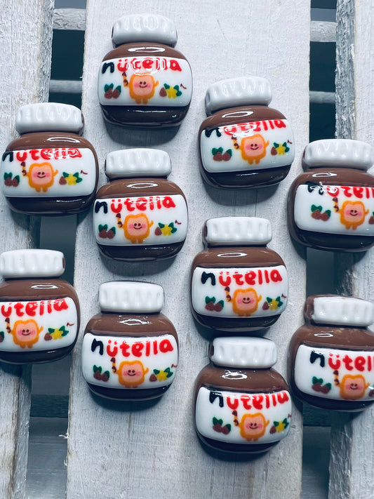 Mini baratija NUTELLA Mini objetos para logopedia Casa de muñecas Comida Miniaturas Baratijas Adornos