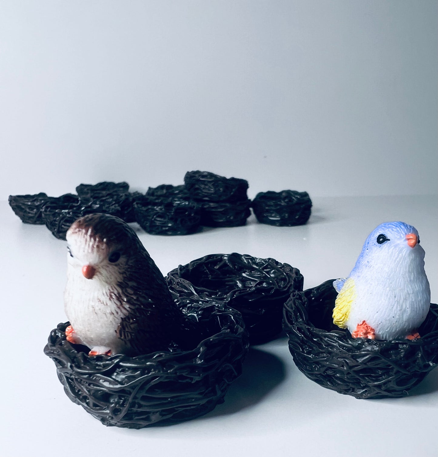 Miniature Nest Object Add a Bird Miniature Bird Nest Trinket Nest Mini Objects Speech Therapy Montessori Minis