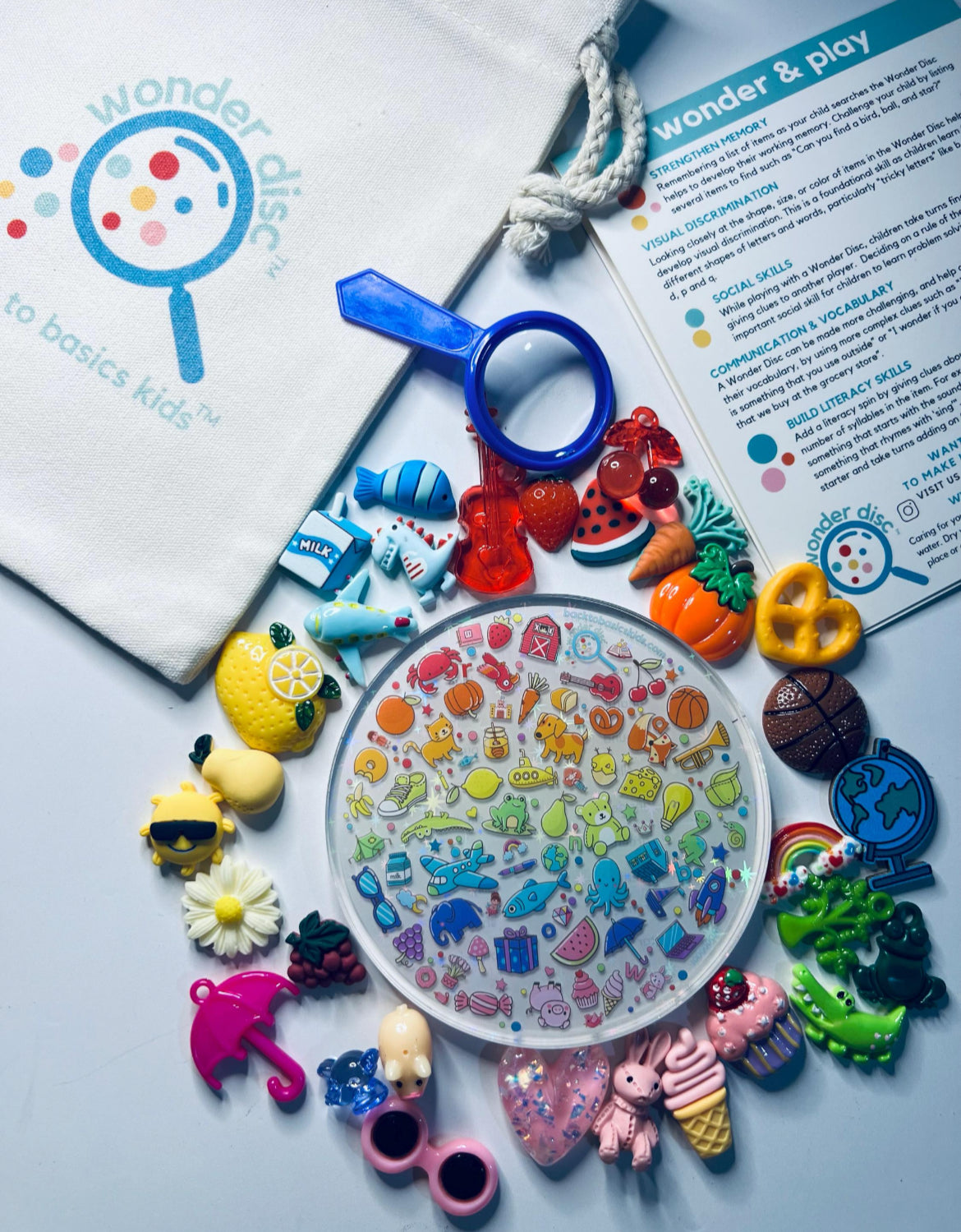 I Spy Circle with I Spy Trinkets Mini Objects Speech therapy i spy objects dooodads I Spy Kit Say and Play