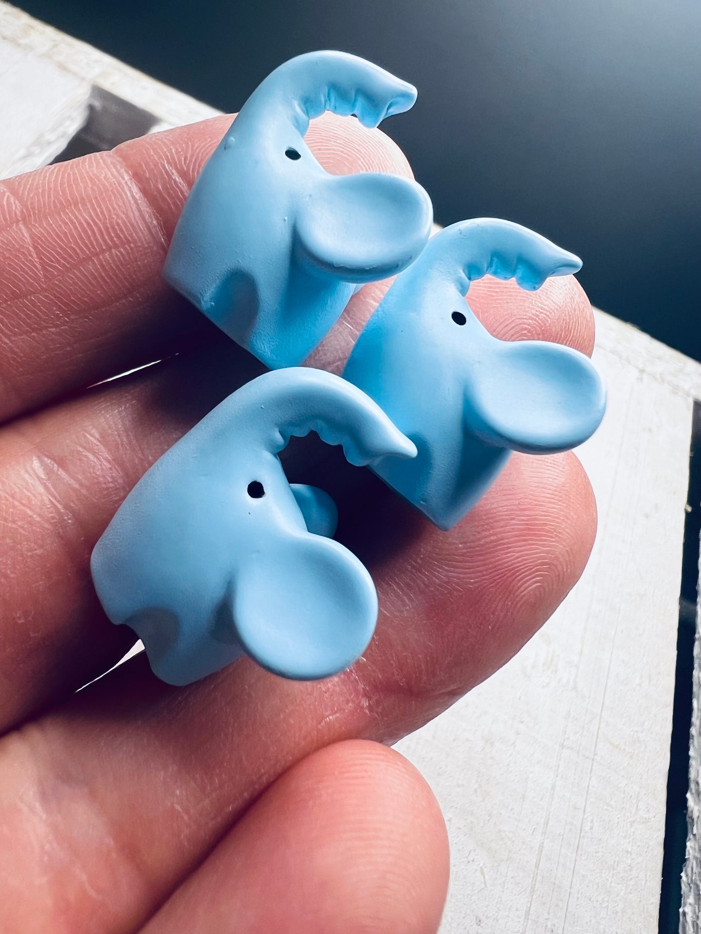 Miniature Elephant Object 3D Elephant Trinkets Zoo Minis for Speech Therapy I Spy Trinkets Dollhouse Animals