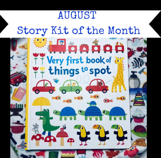 Story Crate of the Month AUGUST I Spy -PREORDER Communication Visual Scanning Sensory Fine Motor and More with this Fun Story Crate Theme!