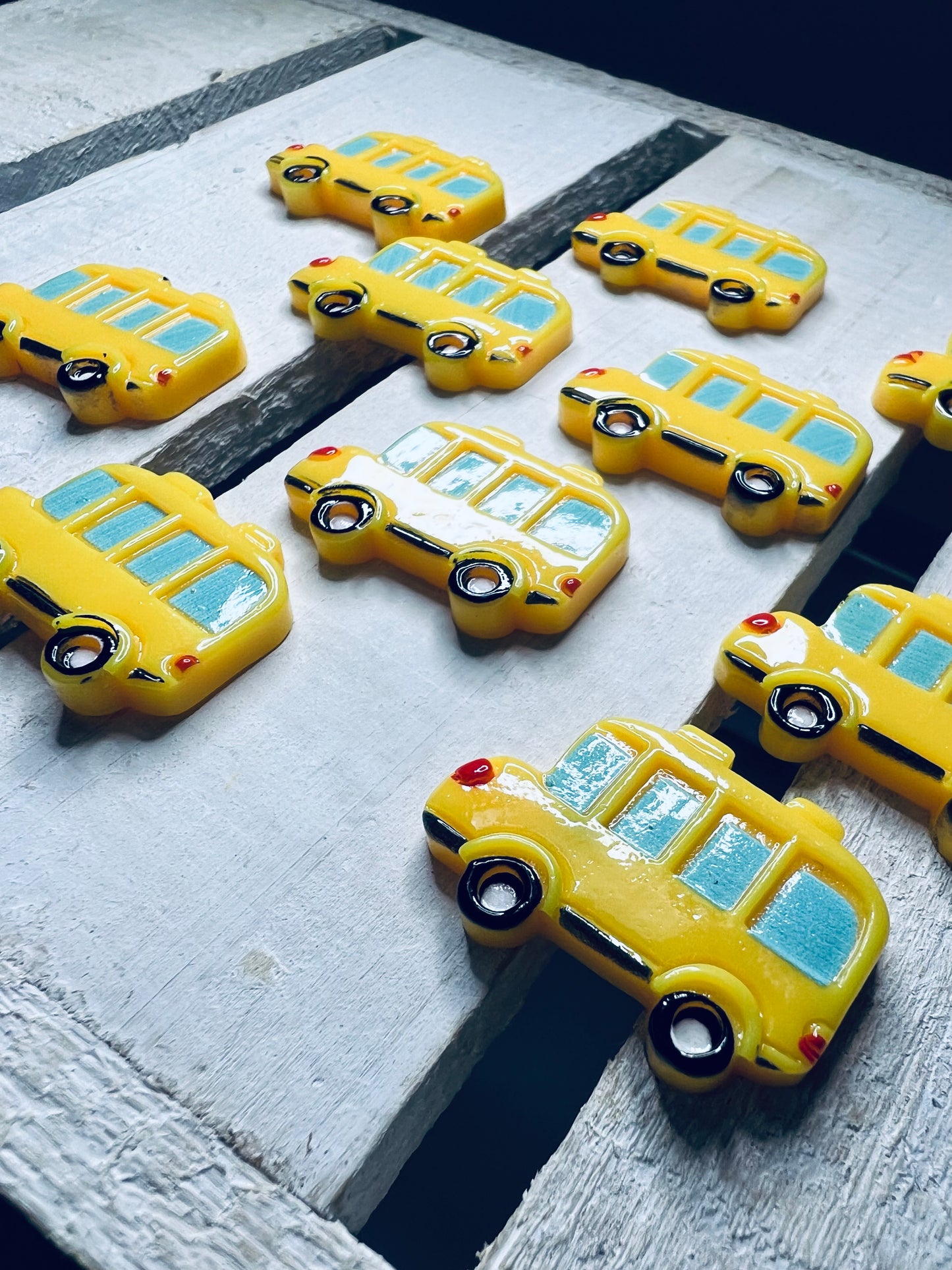 Miniature School Bus Trinket Speech Therapy Mini Objects School Minis  Trinkets Doodads Transportation Objects