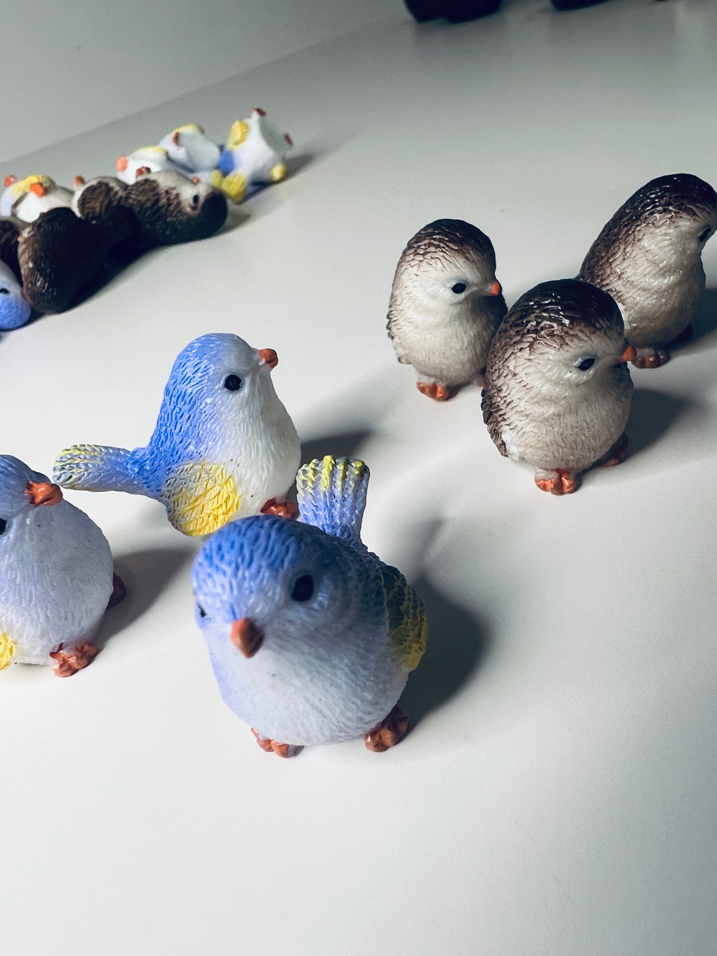 Objeto nido en miniatura Añadir un pájaro Nido de pájaro en miniatura Nido de baratija Mini objetos Terapia del habla Montessori Minis